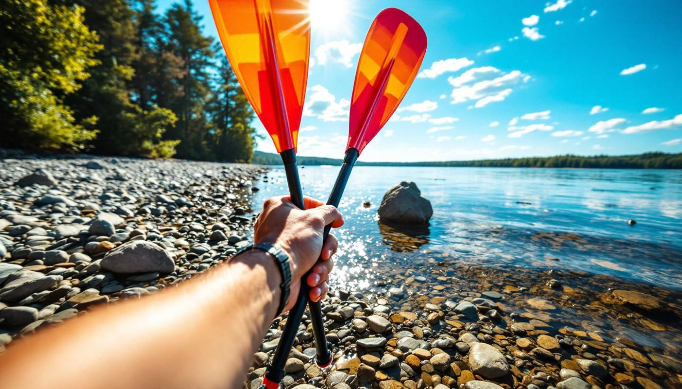 ¿Cómo elegir la pala adecuada para tu kayak o canoa?